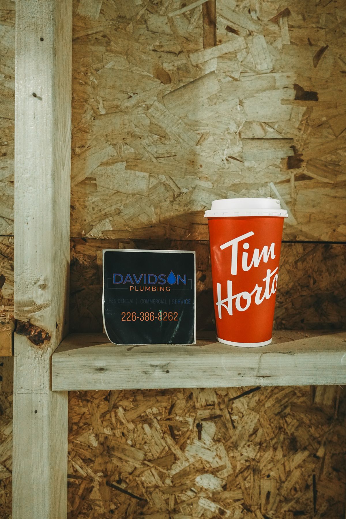 Davidson Plumbing crew on the job, photographed by Mike Mala Media